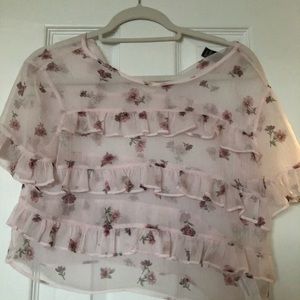 See Through flower top